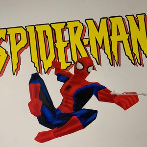 Spider-Man 2000 PS1 Colored Pencil Art