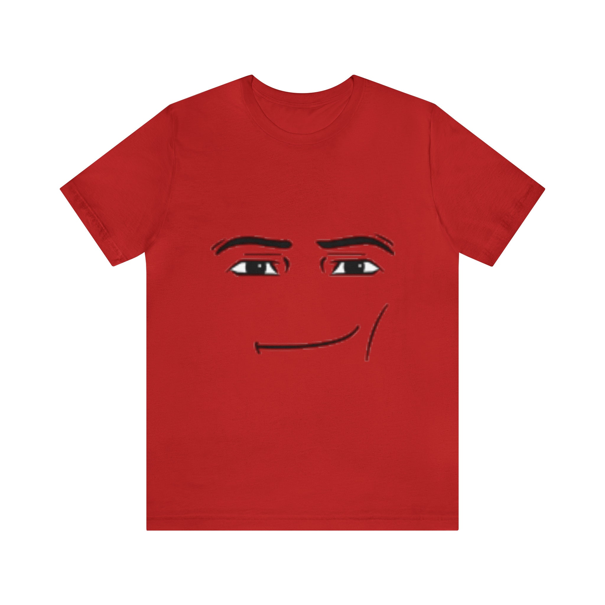 Roblox Chad Face Meme Unisex Jersey Short Sleeve Tee -  Ireland