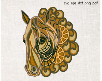 Download 3d Horse Svg Animal Mandala Zentangle Nursery Room Decor Wall Art Funny Baby Shower Zoo Birthday Decoration Layered Wild Life Dxf Cut File Art Collectibles Drawing Illustration Colonialgolfhart Com