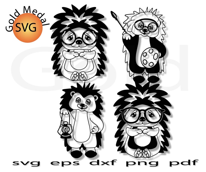 Download Glasses Hedgehog Svg Woodland Animal Flower Cute Floral Baby Painter Digital Stamp Dxf Eps Vector Png Commercial Use Drawing Illustration Art Collectibles Deshpandefoundationindia Org