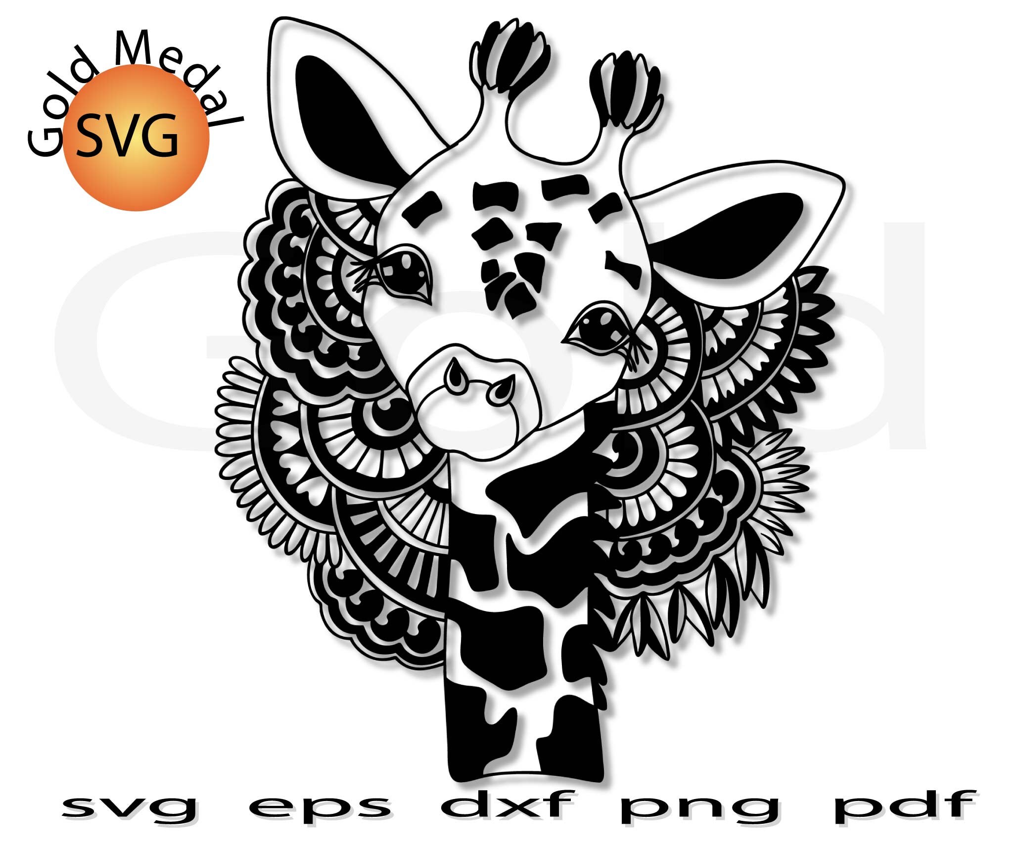 Free Free 249 Baby Giraffe Mandala Svg SVG PNG EPS DXF File