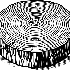 4 Texturas de madera – 4 Anillos de árbol SVG clipart – Ilustración rústica de rodajas de madera para manualidades naturales, posavasos, decoración o grabado