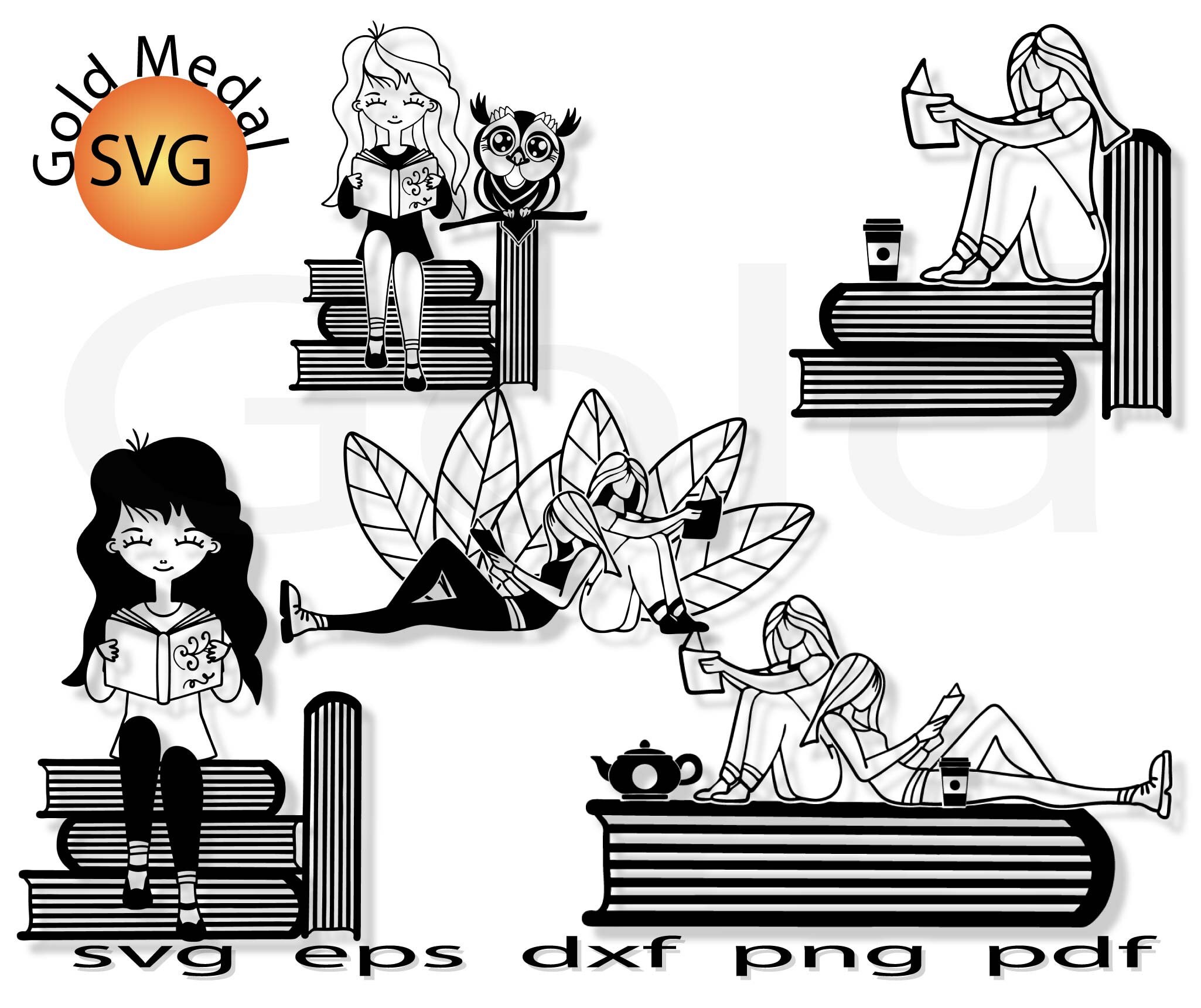 Download Sisters Svg Bundle Book Reading Svg Diva Girl Book Club Svg Etsy