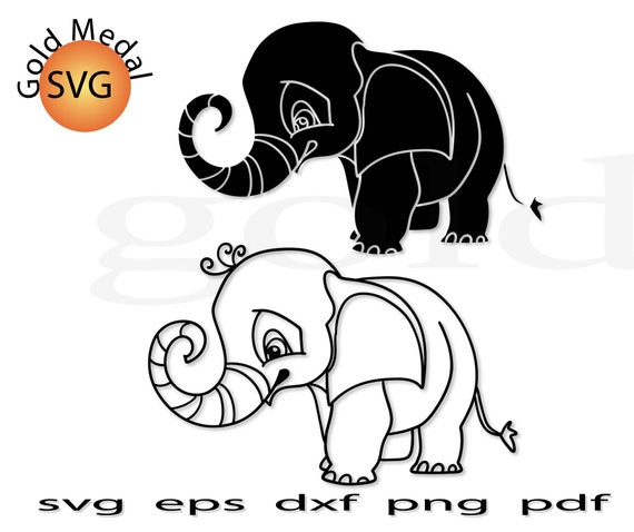 Free Free 161 Happy Elephant Svg SVG PNG EPS DXF File