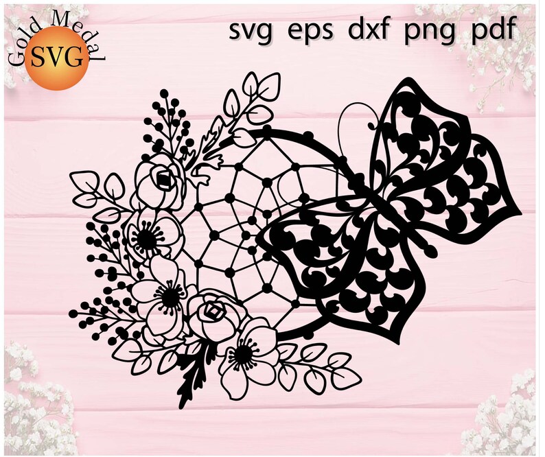 Free Free 336 Sunflower Butterfly Dream Catcher Svg SVG PNG EPS DXF File
