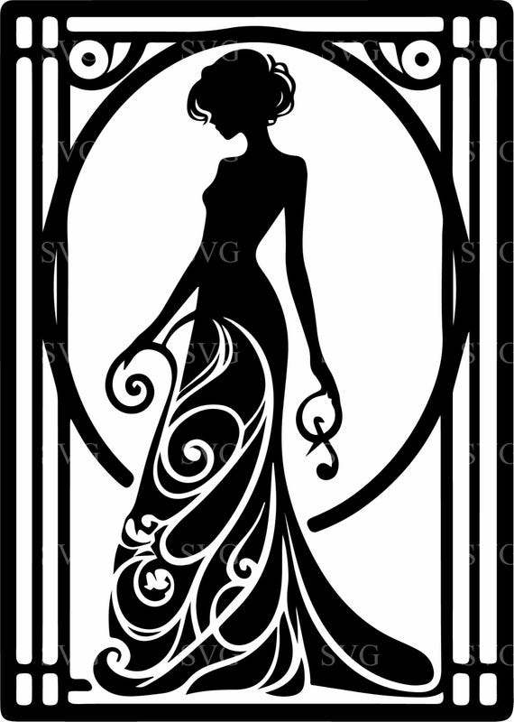 chinese dress ladies Amazon.com: Elegant Lady Black Silhouette Life Size Standup Kit : Home &  Kitchen main image 1