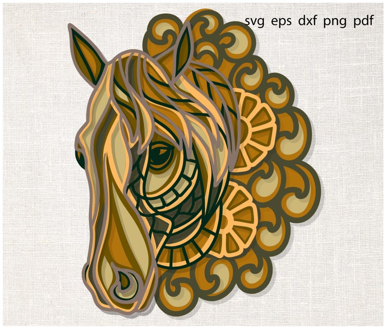 Download 3d Horse Svg Animal Mandala Zentangle Nursery Room Decor Wall Art Funny Baby Shower Zoo Birthday Decoration Layered Wild Life Dxf Cut File Digital Art Collectibles Dekorasyonu Net