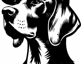 4 Hunting Dog Pointer SVG, Camouflage Cap Cut File (Digital Download)