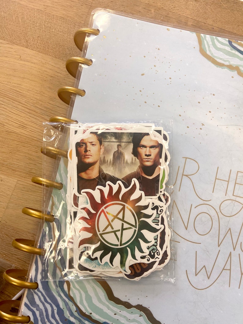 Waterproof Stickers Supernatural 50 Pack Stickers Fandom Stickers SPN Stickers Vinyl Stickers FAST SHIPPING