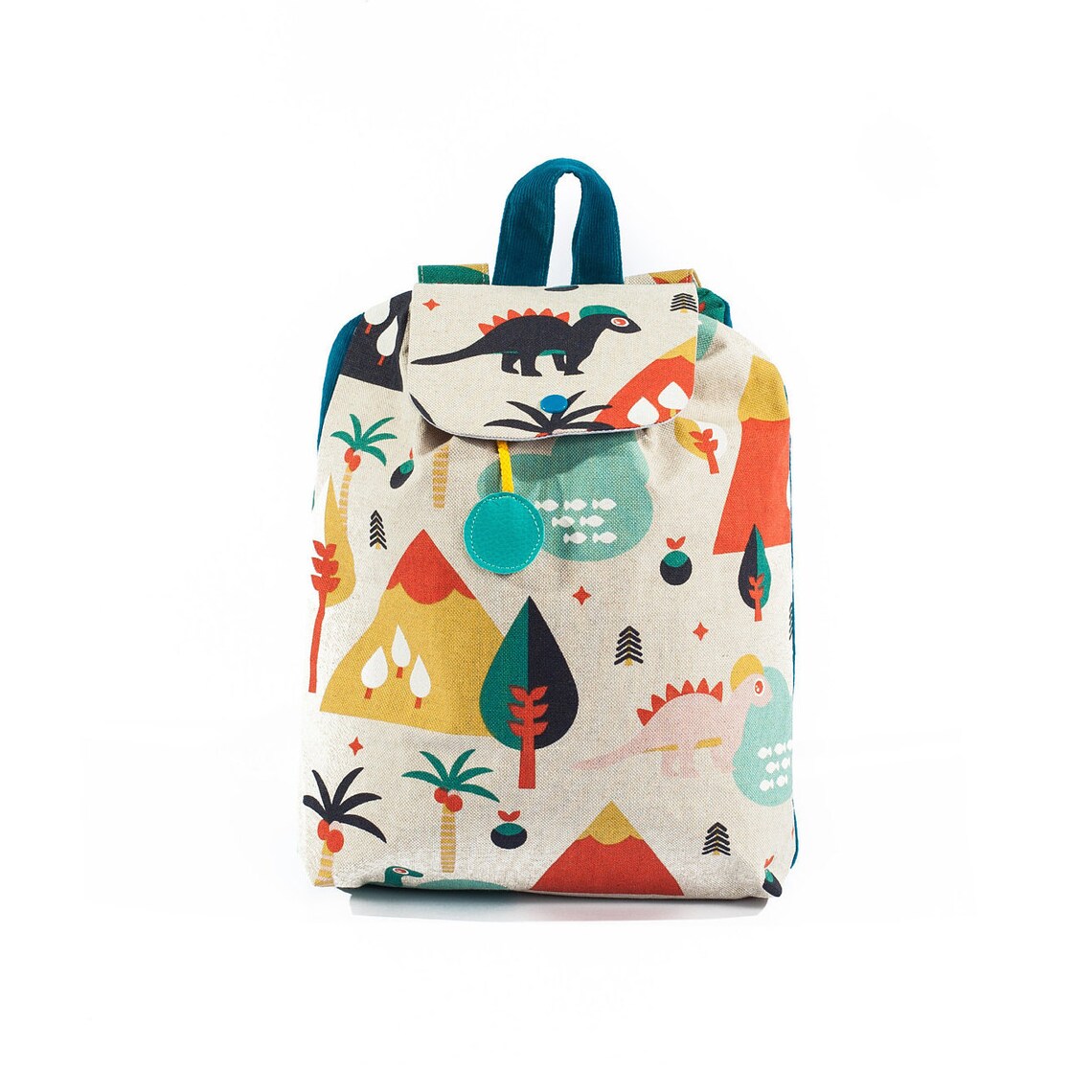 Customizable Children's Backpack in Printed Cotton Fabric and Plain Velvet Fabric Etsy UK