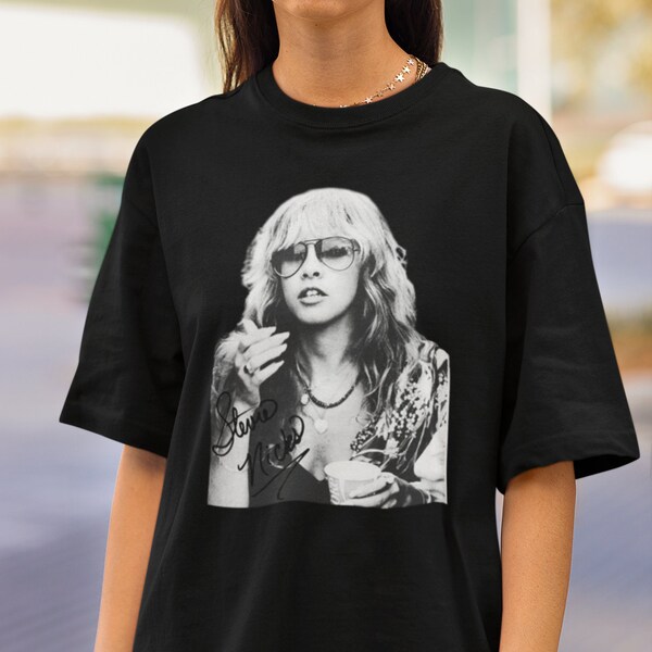 T-shirt Vintage Stevie Nicks - Personnalisable - T-shirt Gildan 5000 - Neuf Avec étiquettes