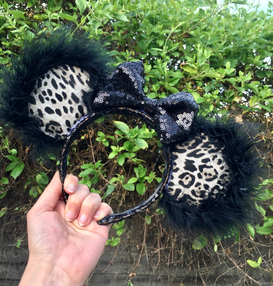 Leopard Print Disney Mickey Mouse Disney Ears - Etsy
