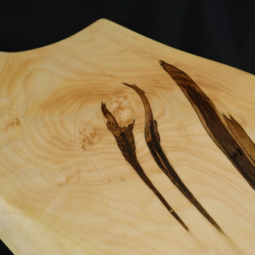Live Edge Spalted/Ambrosia Maple Charcuterie shops Board, Cheese Tray, Serving Board, Charcuterie, With Handles, Wooden Charcuterie, Wood Tray