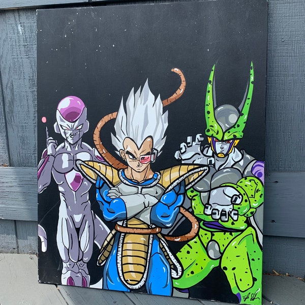 Dragon Ball Painting Etsy