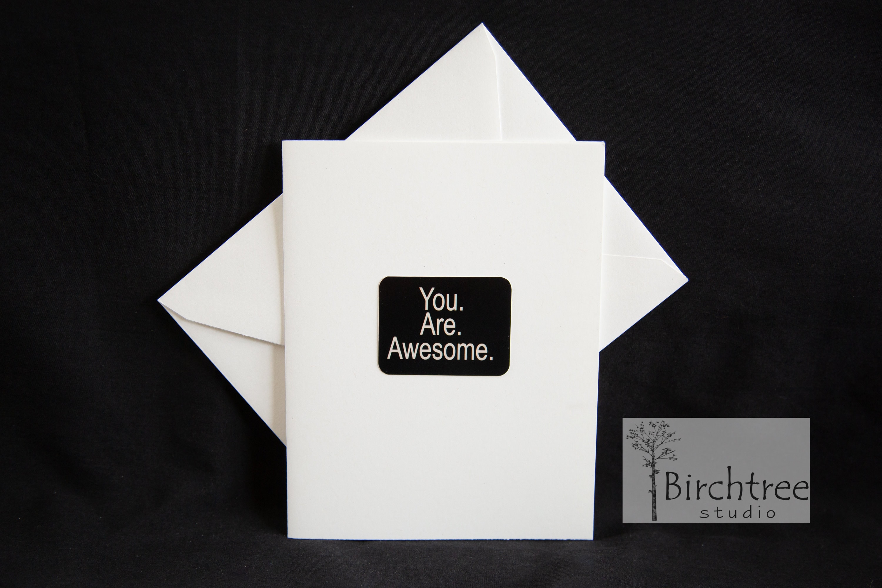 You Are Awesome Card, Awesome, Card for BFF, Birchtree Studio Cards ...