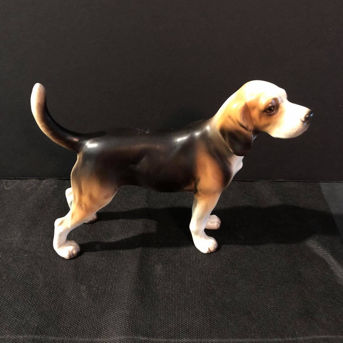 Vintage japan Beagle figurine noritaki made by yoko boeki Etsy