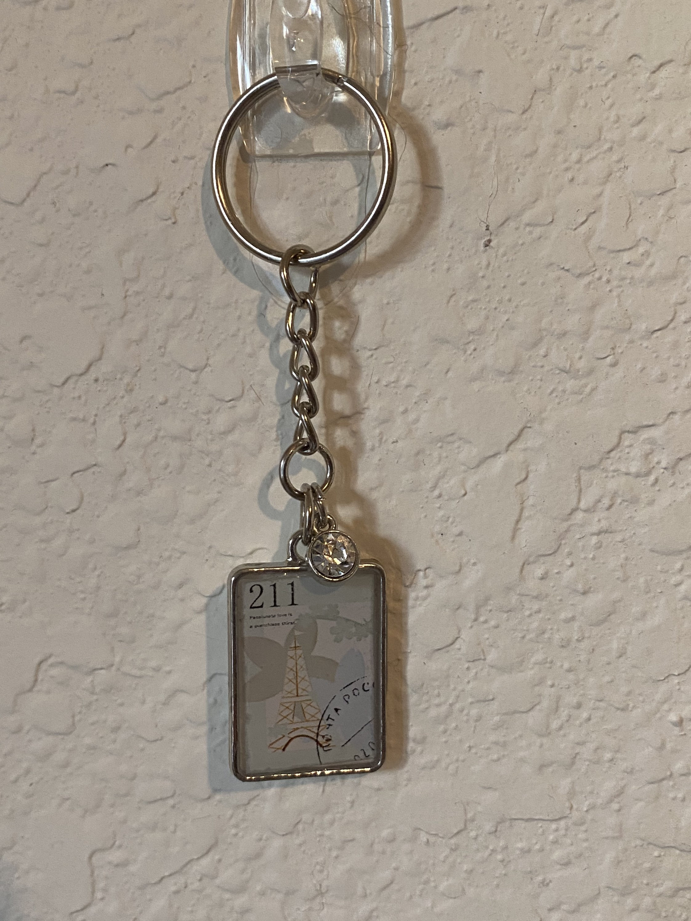 Square stamp keychain Etsy
