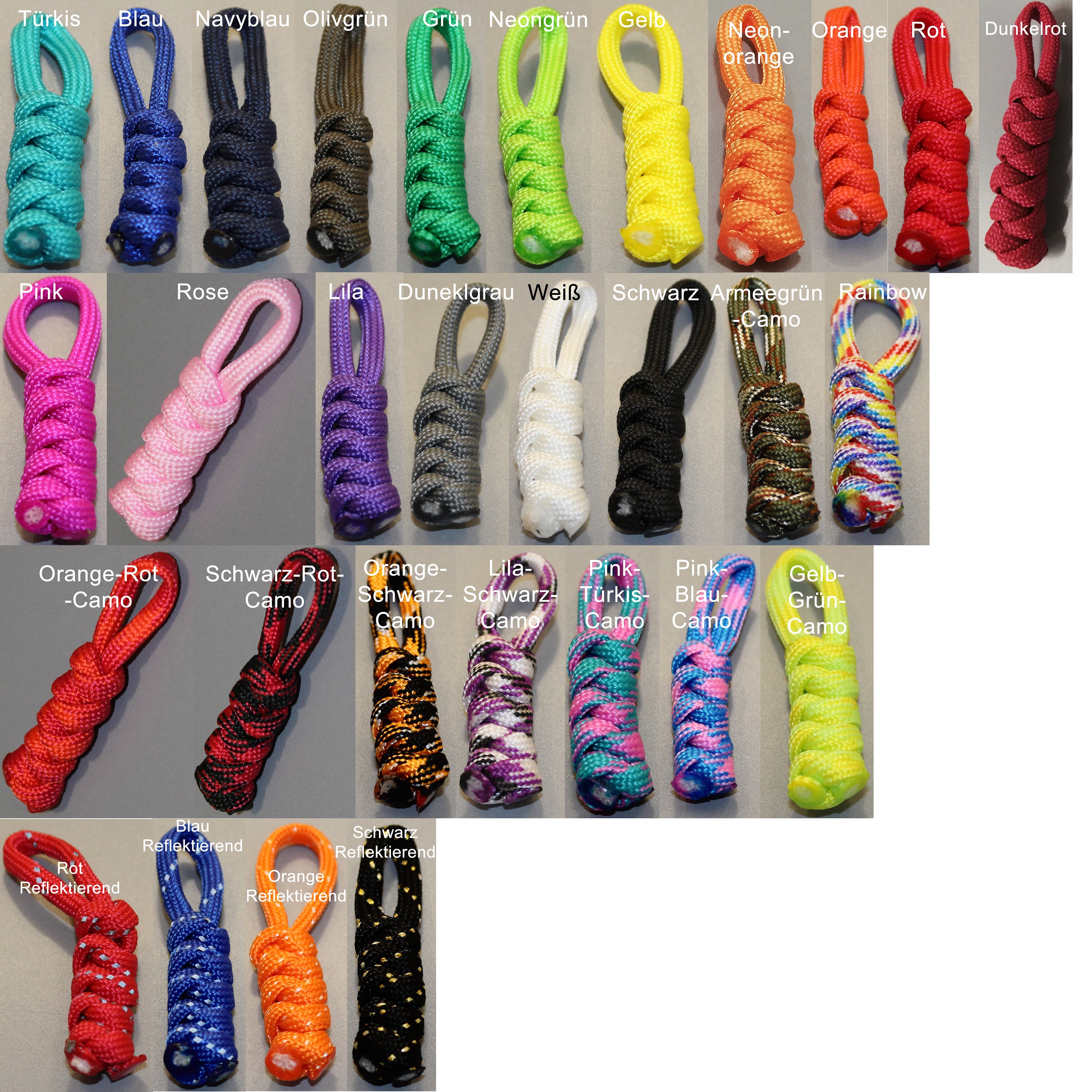 Handmade keychain loop in desired colours Etsy