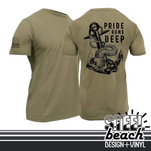 Submariner T-shirt - Coyote Brown Military Uniform Shirt - US Submarine Service