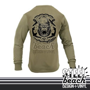 Boatswain&#39;s Mate Long Sleeve Shirt  - Coyote Brown Military Uniform Shirt - Deck Ape BM Veteran
