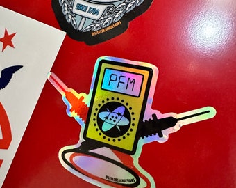 ET Sticker - Electronic Technician Decal - Multimeter PFM Military