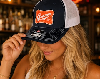 CPO Genuine 1893 Hat - Richardson 112 Trucker Hat – Navy & White Mesh | Military-Inspired Snapback