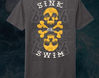Sink or Swim T-Shirt - Military Days - Veteran Nostalgia