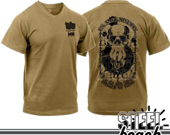 Mineman Tee - MN Rate Insignia Veteran - Coyote Brown Mineman Tee - MN Rate Insignia Veteran - Coyote Brown