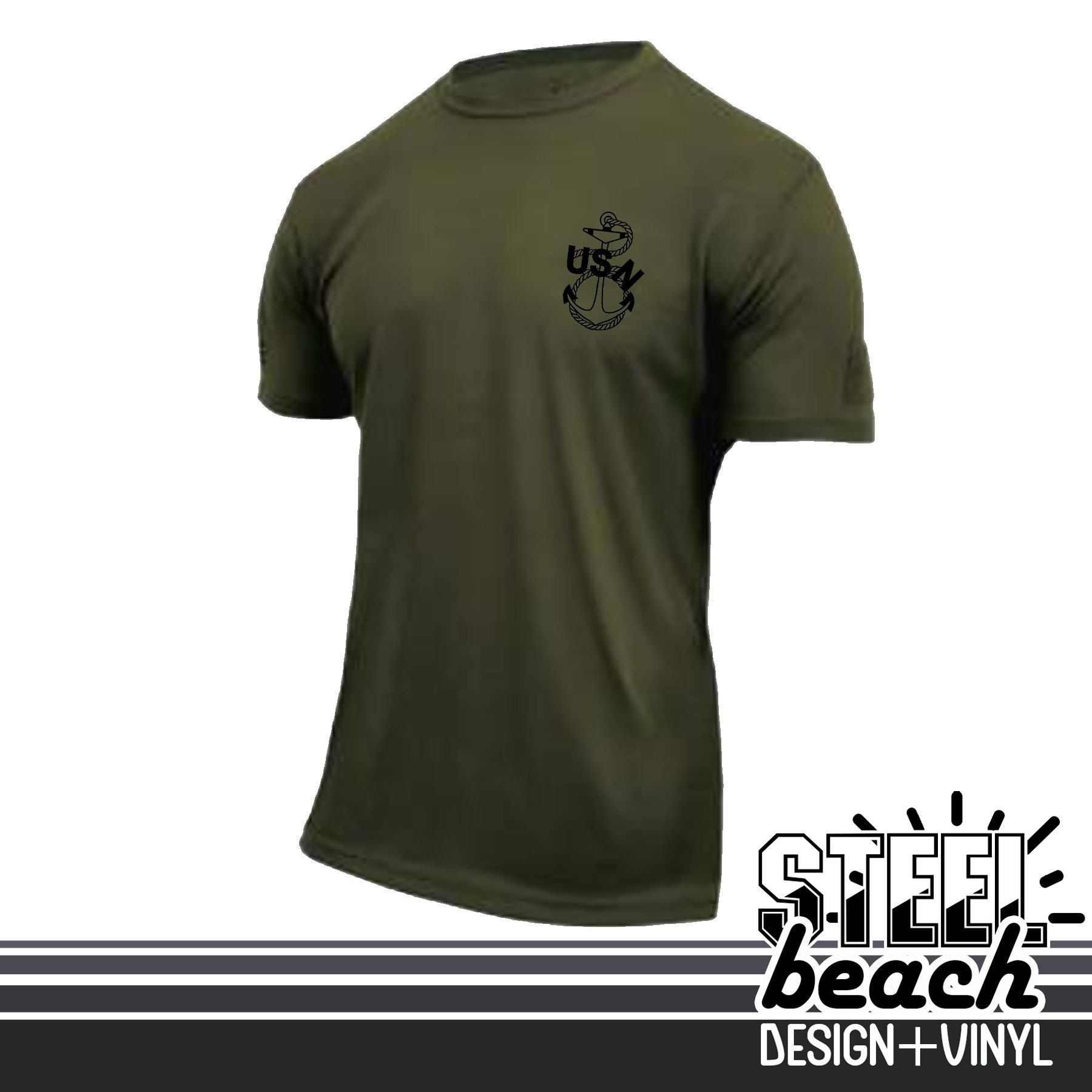 ◆as if calie◆ MILITARY LOGO PATCH TSHIRT BROWN CA25BST003B Signal_Company_1st_MDEB_AR_670
