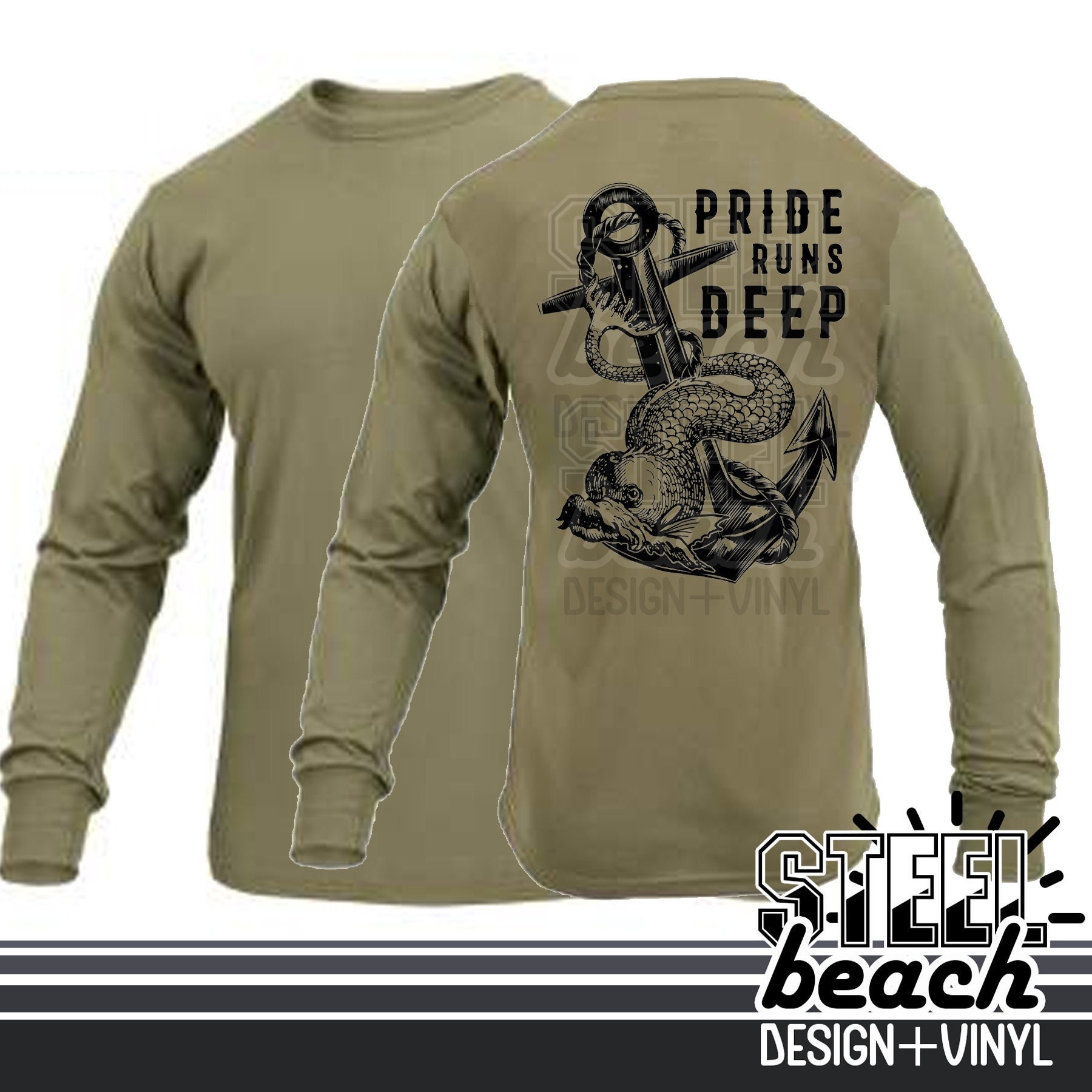 Submariner Shirt- Coyote Brown Military Long Sleeve Shirt