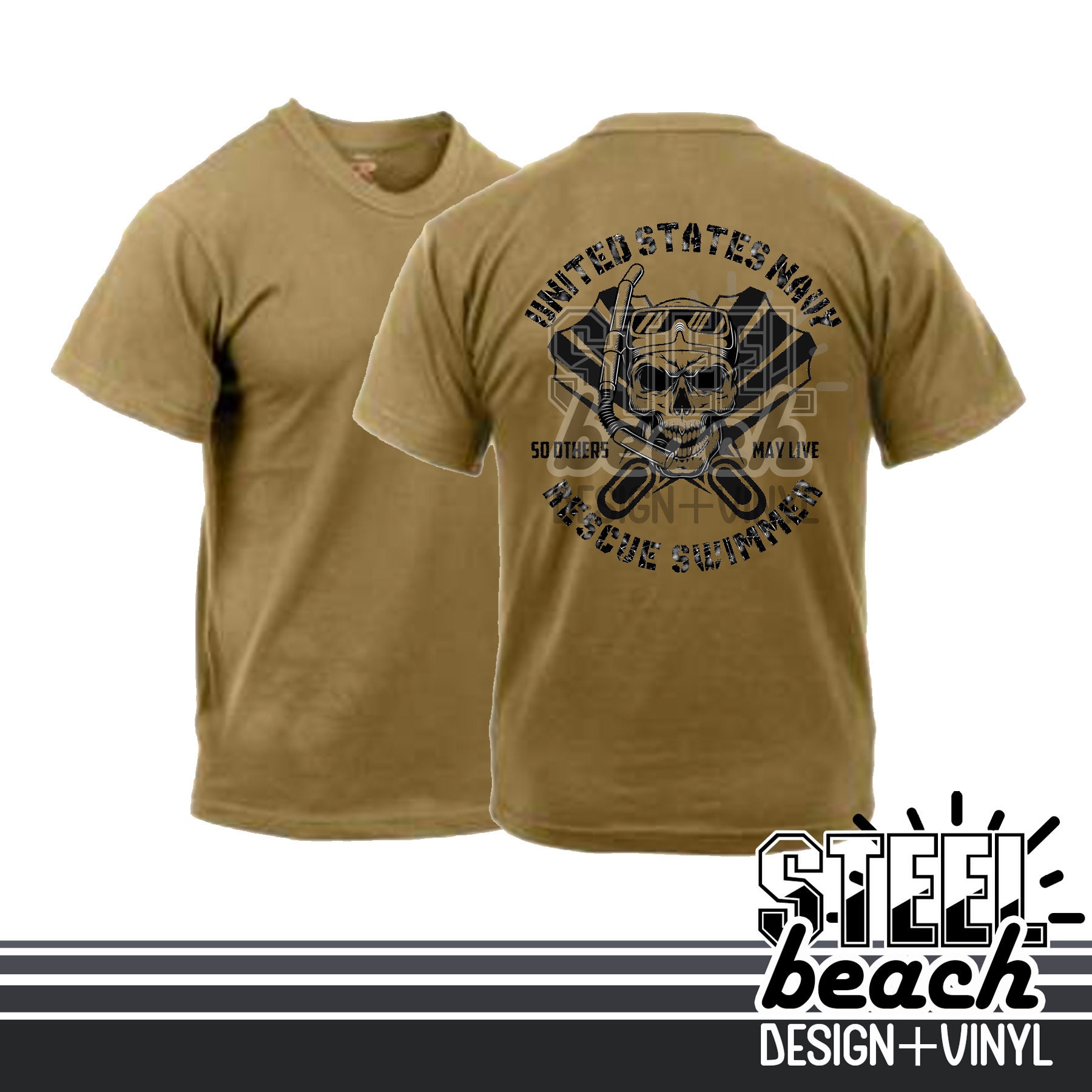 Navy Rescue Swimmer T-shirt Coyote 