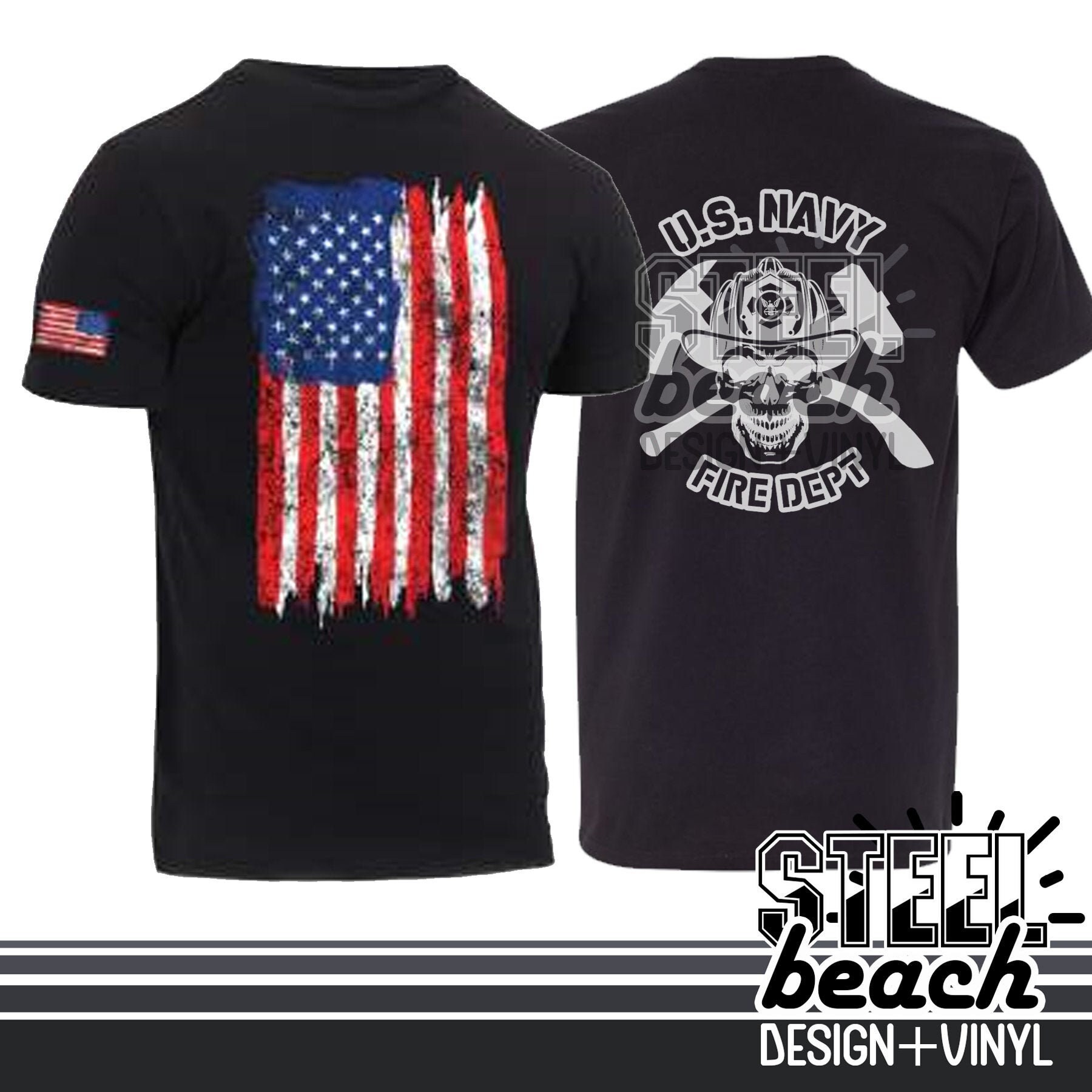 Navy Boatswain Mate Tshirt Distressed Flag Shirt We Own Etsy