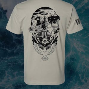 セーラーズスカルTシャツ - ミリタリーデイズ - ベテランノスタルジア