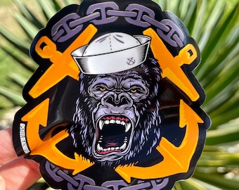 BM Deckape Sticker - Military Boatswains Mate Decal - Boatswain