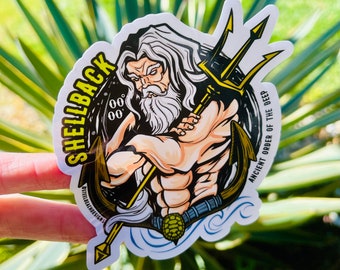 Shellback Sticker - Military Decal - Ancient Order of the Deep