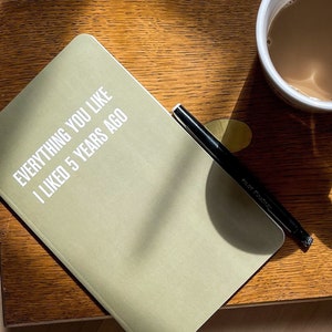 Grappig notitieboek, A5-notitieblok ongevoerd, kleurrijk notitieboek, op maat gemaakt notitieboekje, berichten op notitieboekje, My Brain Has Too Many Taps Open, Loser