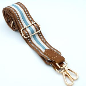 Retro Striped Design Camera Bag Strap, Adjustable Cotton Crossbody Strap, Vintage Strap, Gift for Her, Gift for Mom