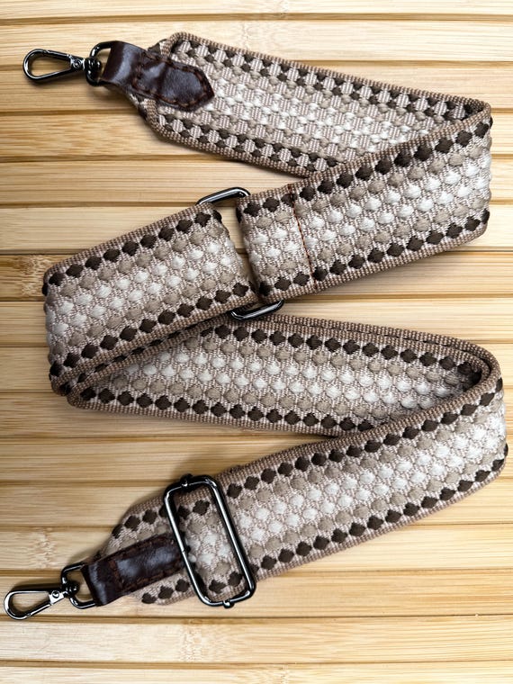 Handmade Woven Design Handmade Bag Strap, Adjustable Cotton Crossbody Strap, Gift for Her, Bohemian Strap, Thick Woven Comfortable Strap