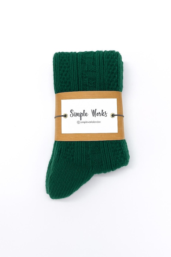 Calzini Lunghi Alti Sopra Il Ginocchio In Pile Morbido – Calze Invernali Calde Da Donna, Taglia Unica Elastica, Foro Pianta Aperta, Lunghezza Totale 55 Cm - 3