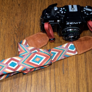 Personalized Handmade Camera Strap, Adjustable Camera Strap, Camera Accessories, Camera Replacement, Vintage Strap, Replace Camera image 4