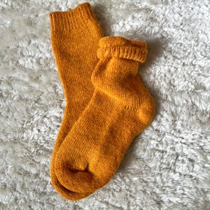 Zuivere lamswollen kindersokken voor 3,5-6 jaar, cadeau voor kinderen, kerstsok, wollen sokken