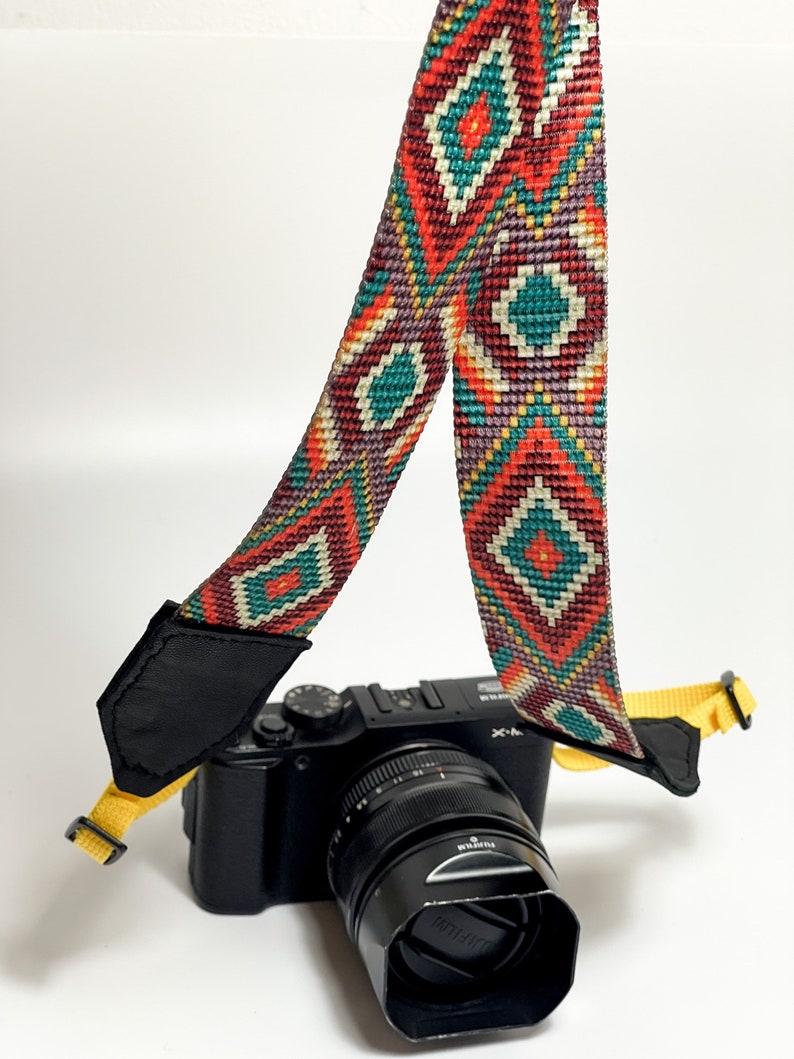 Personalized Handmade Camera Strap, Adjustable Camera Strap, Camera Accessories, Camera Replacement, Vintage Strap, Replace Camera image 6