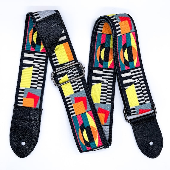 Personalized Handmade Guitar Strap Adjustable Guitar Strap Etsy