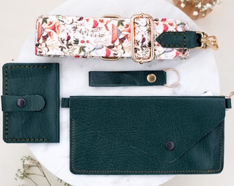 Riñonera de cuero hecha a mano: Riñonera bandolera personalizable