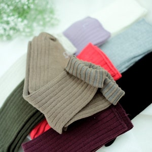 Simple Stylish High Quality Cotton Socks, Boot Socks, Breathable All-day Socks, Vegan Socks, Comfyfit, 10 Color Available image 3