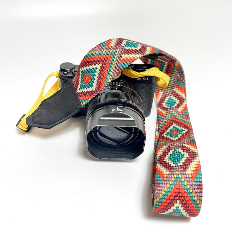 Personalized Handmade Camera Strap, Adjustable Camera Strap, Camera Accessories, Camera Replacement, Vintage Strap, Replace Camera image 2