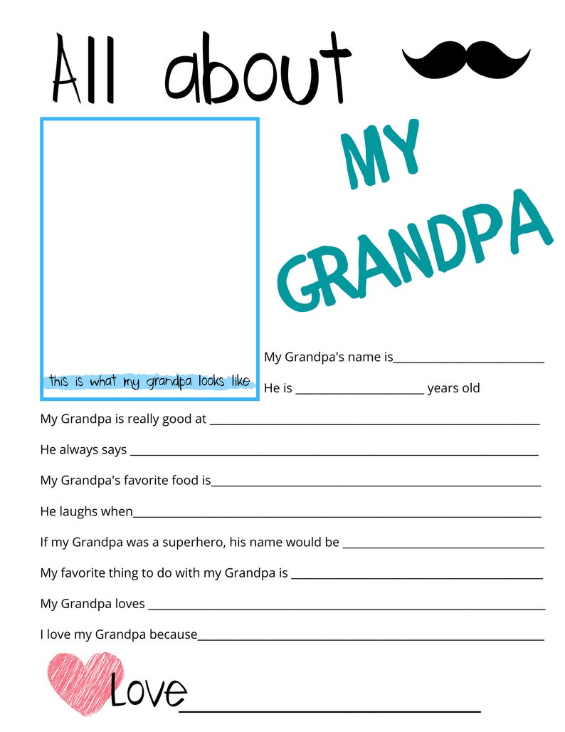 all-about-grandpa-printable