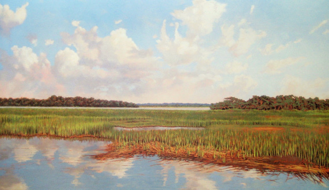Salt Marsh Tide Reproductions Signed and Numbered Prints Etsy