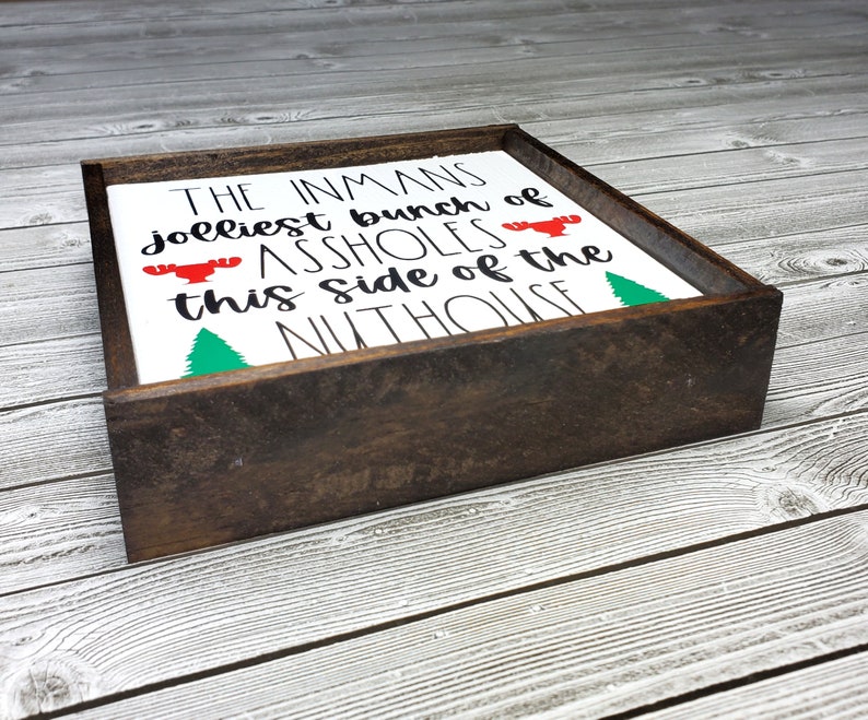PERSONALIZED Jolliest Bunch of Sign Christmas Vacation  Etsy