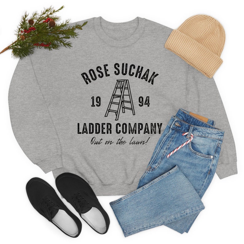 Rose Suchak Ladder Company sweatshirt, The Santa Clause Tim Allen Christmas movie matching funny family crewneck tops, Judy hot cocoa Bild 9